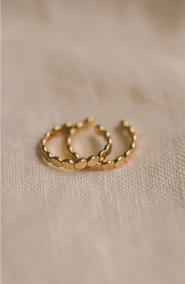 MADE BY MARY Poppy Ear Cuff - Single, Alternate, color, Gold Filled