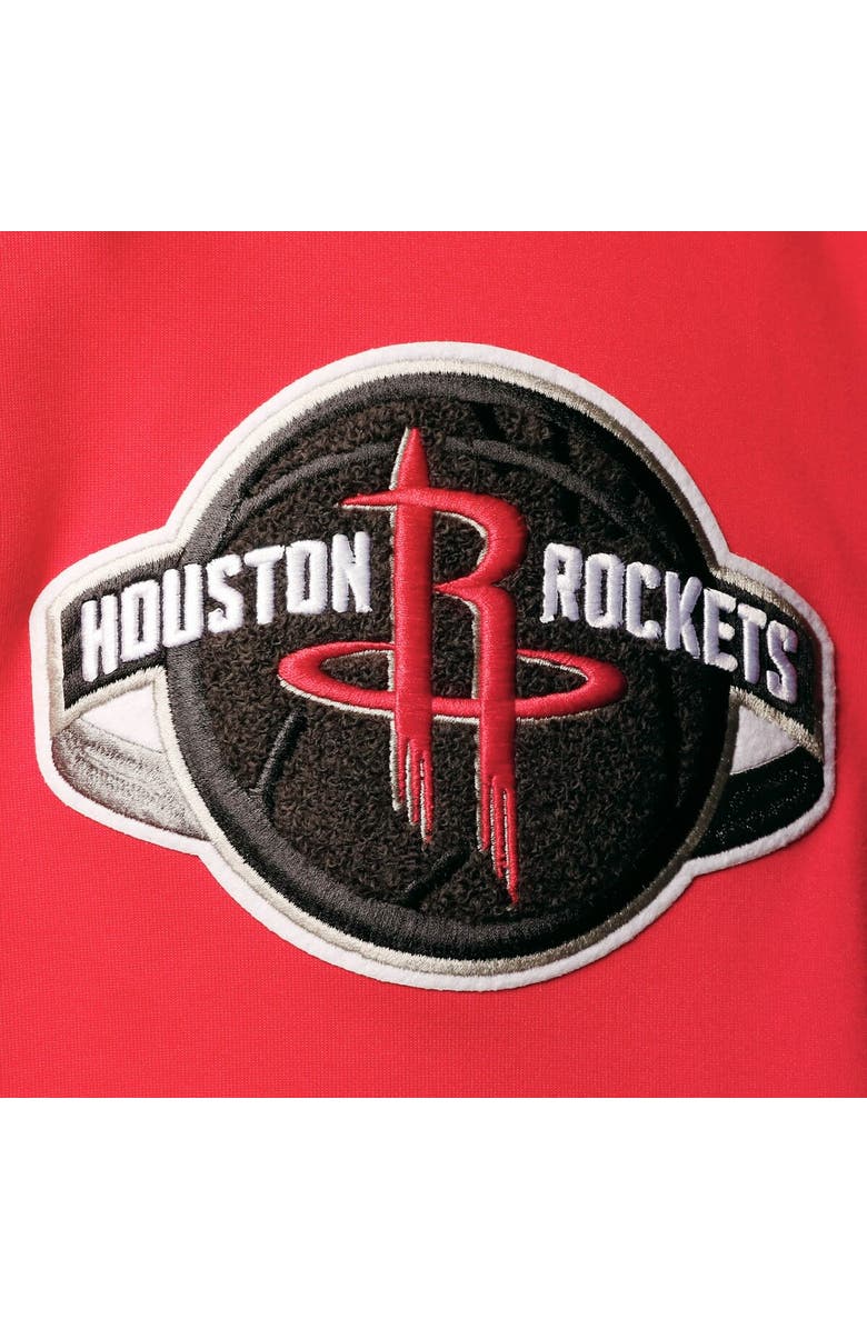 PRO STANDARD Men's Pro Standard Red Houston Rockets Chenille Team Pullover Hoodie, Alternate, color,