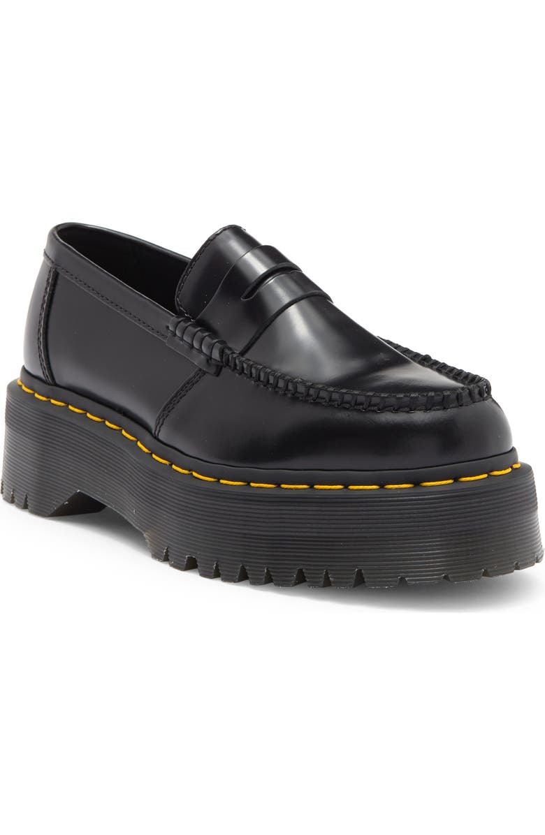 Dr. Martens Penton II Quad Platform Penny Loafer, Main, color,