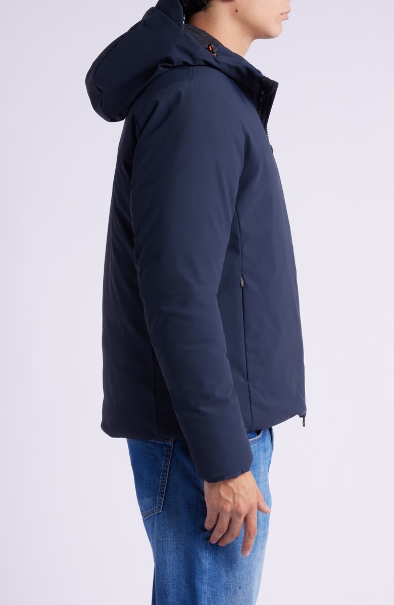 Save The Duck Sabal Water Resistant Hooded Jacket, Alternate, color, Blue Black