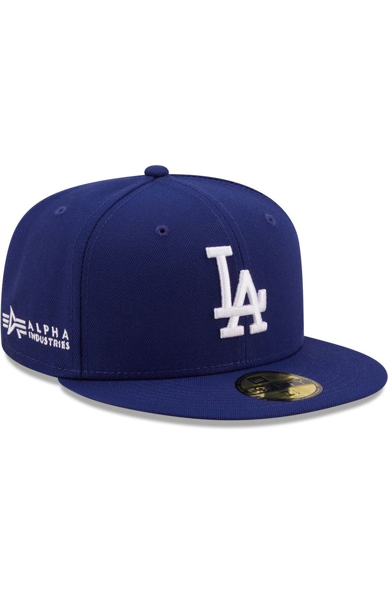 New Era Men's New Era x Alpha Industries Royal Los Angeles Dodgers 59FIFTY Fitted Hat, Alternate, color, 