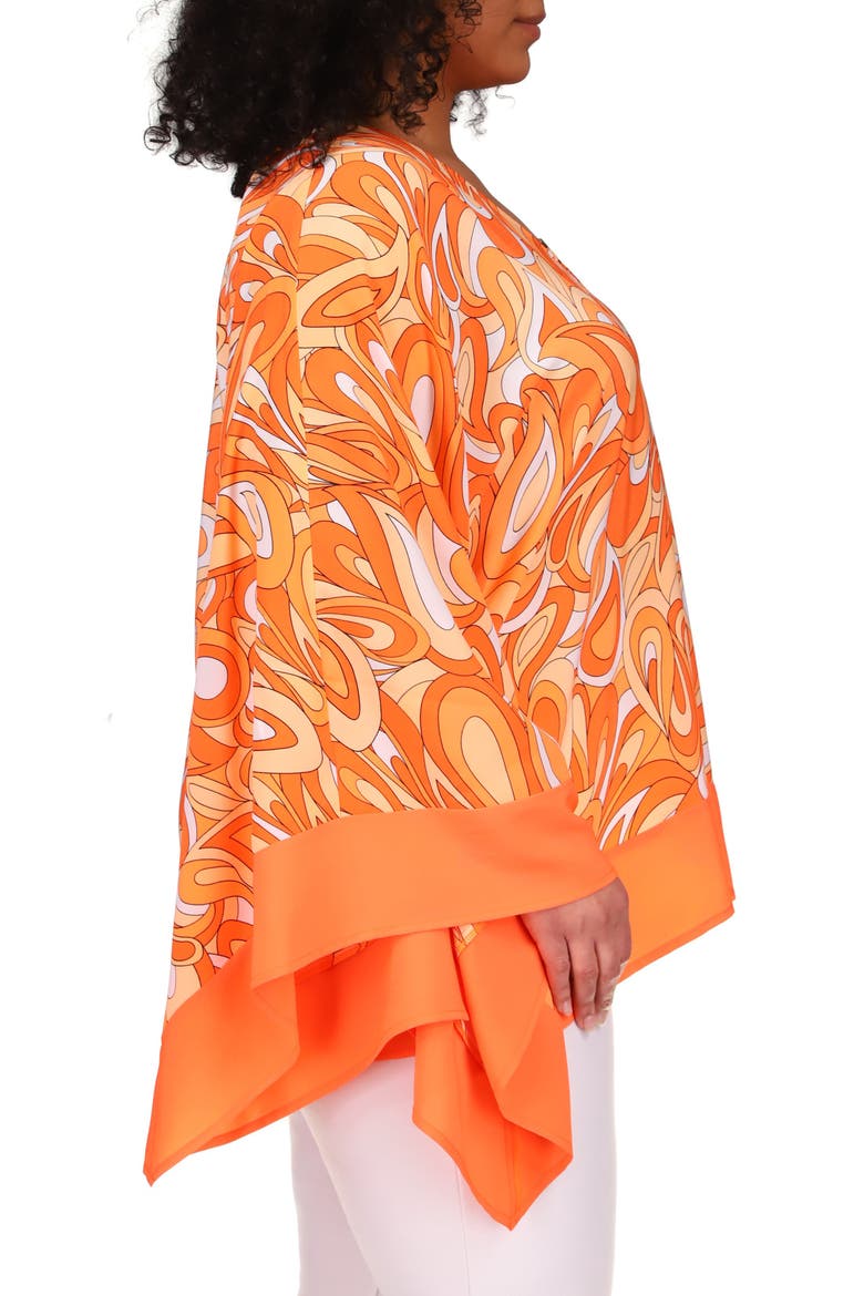 Super Groovy Handkerchief Top, Alternate, color, MANDARIN