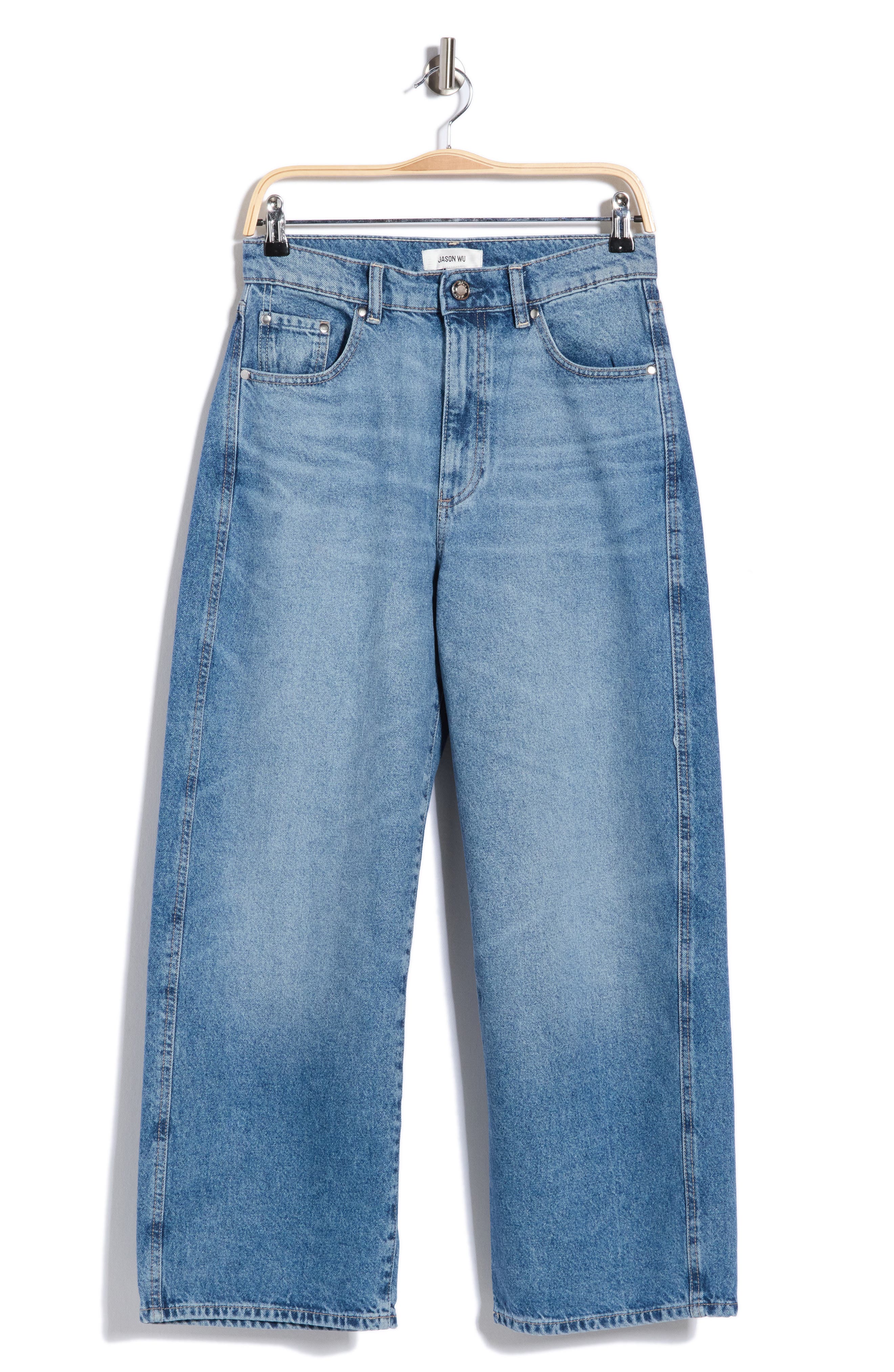 High Waist Barrel Jeans