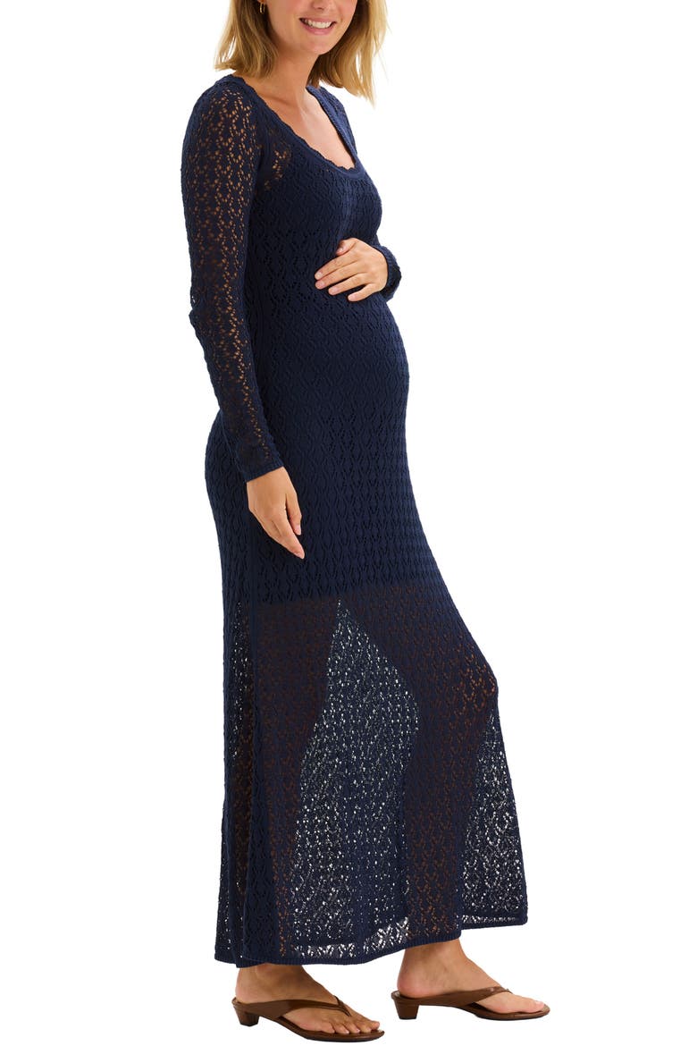 The Carmella Dress, Alternate, color, Navy