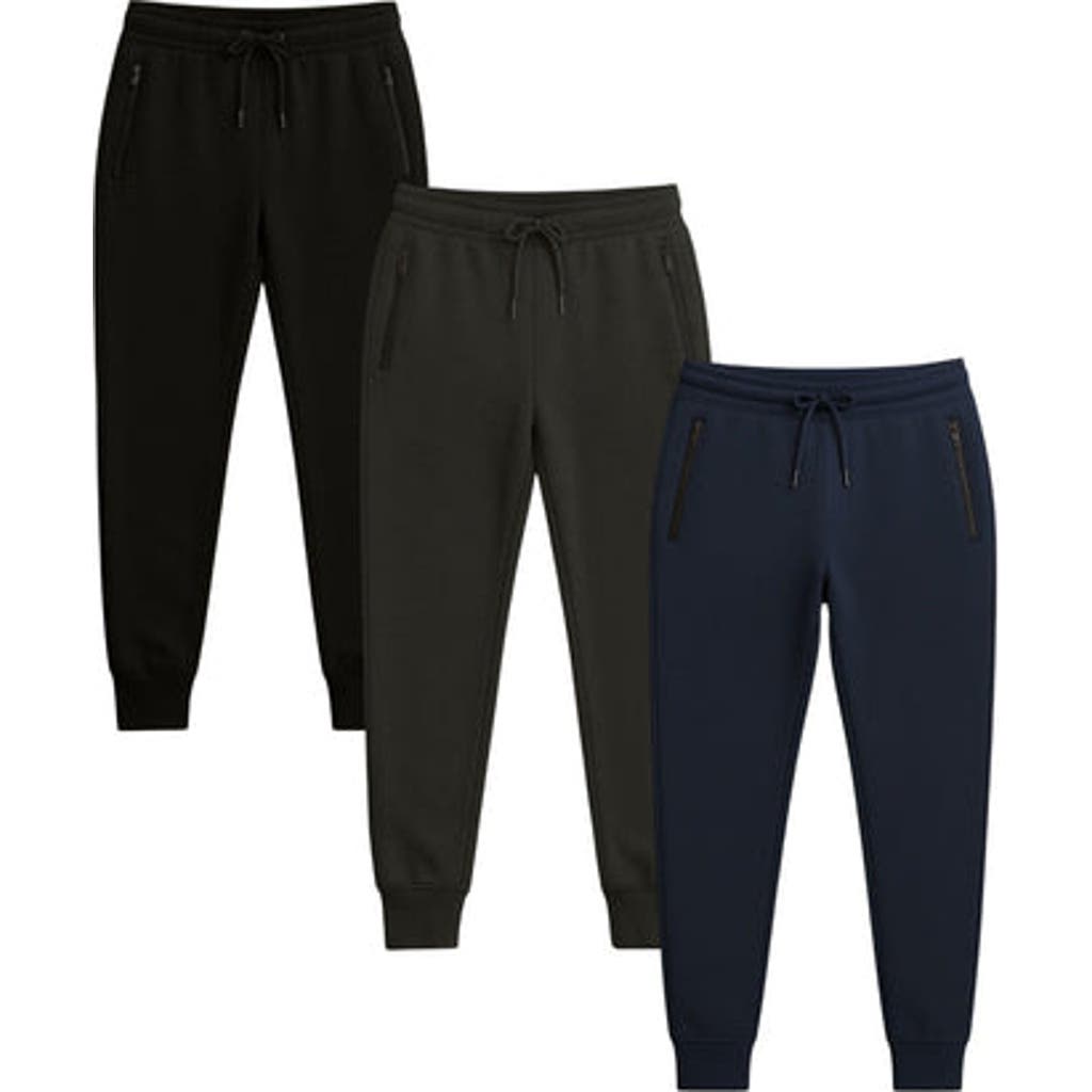 Benben Womens 3 Pack Ultra Soft Fleece Joggers