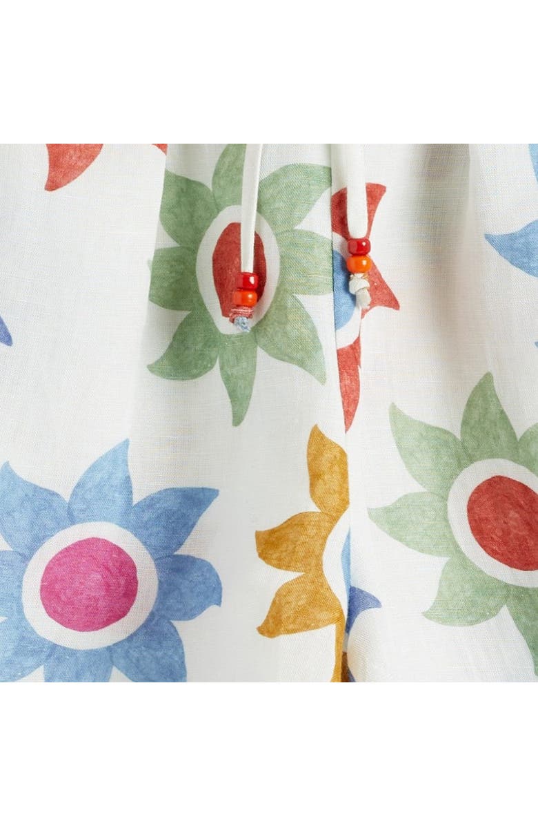 Chinti & Parker Cotton Sol Shorts, Alternate, color, Cream/Multi