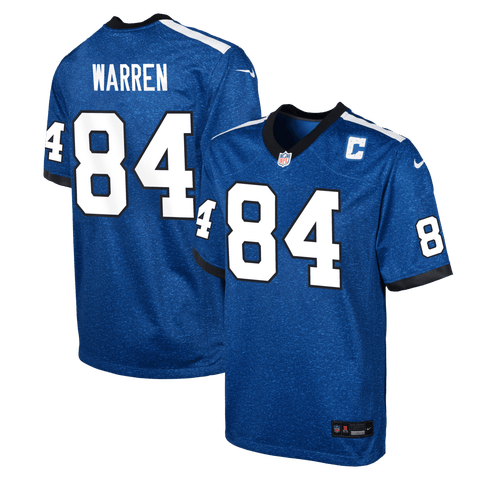 Youth Nike Tyler Warren Royal Indianapolis Colts Alternate 2 Game Jersey