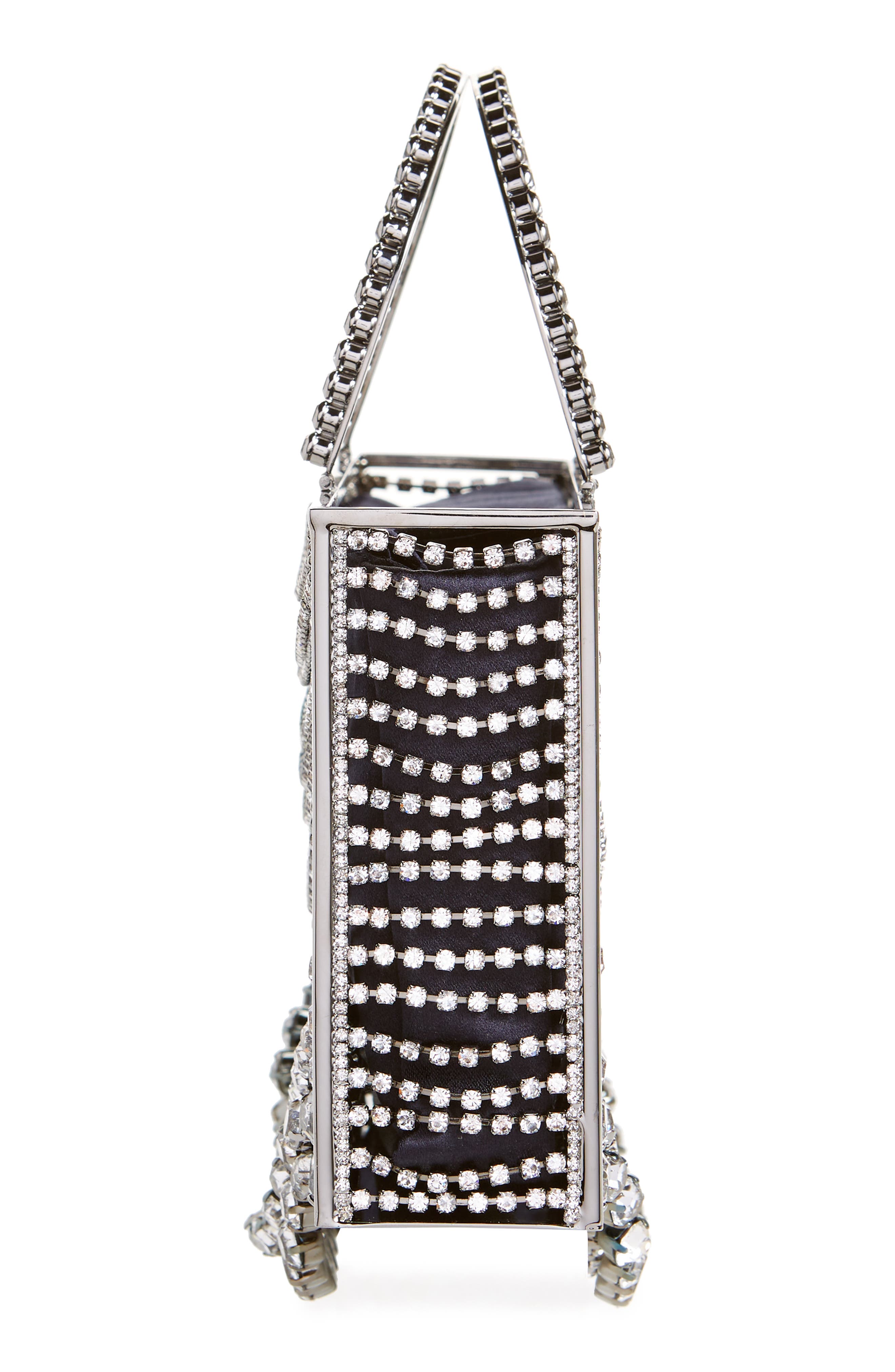 Benedetta Bruzziches Giulietta degli Spiriti Crystal Embellished Minaudière, Alternate, color, 