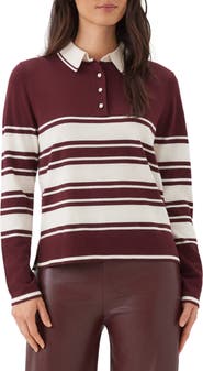 Karen Kane Game Day Striped Sweater