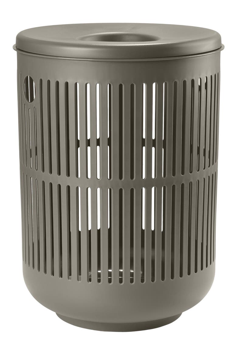 Ume Laundry Basket with Lid, Main, color, TAUPE