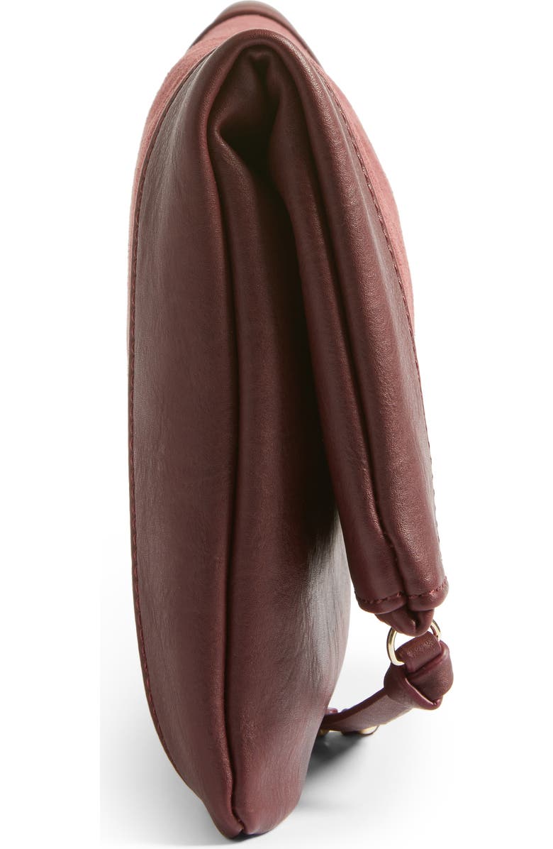 Sole Society Jemma Suede Clutch, Alternate, color,