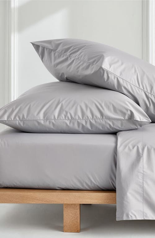 Italic Luxe Australian Sateen Pillowcase Set In Gray