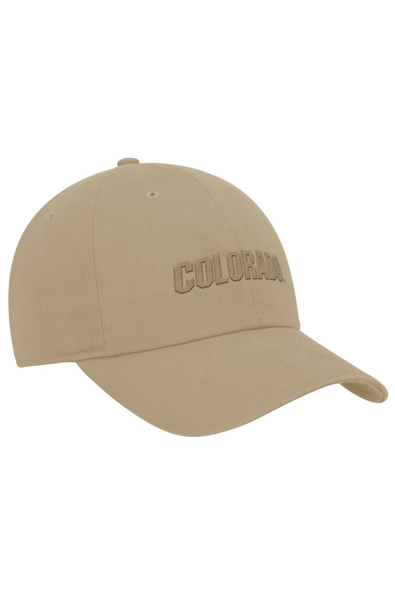 Men's Nike Beige Colorado Buffaloes Club Adjustable Hat, Alternate, color, Beige