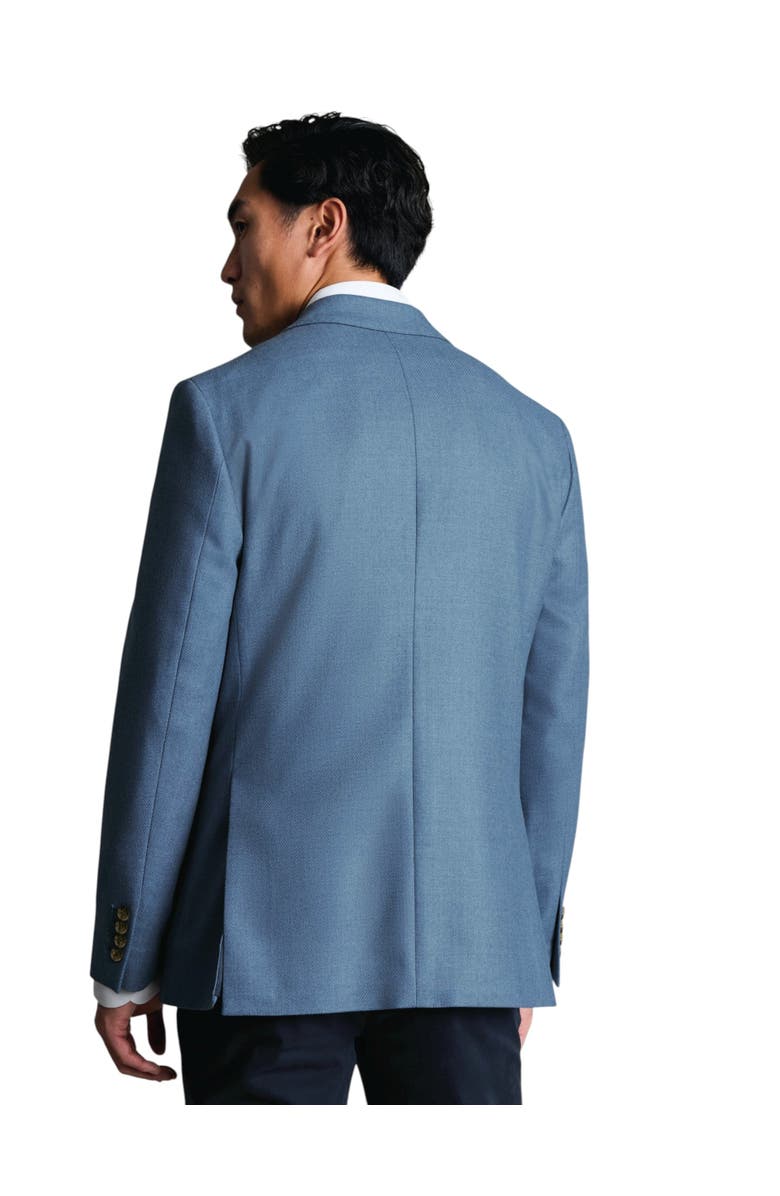 Charles Tyrwhitt Wool Silk Jacket, Alternate, color, Denim Blue