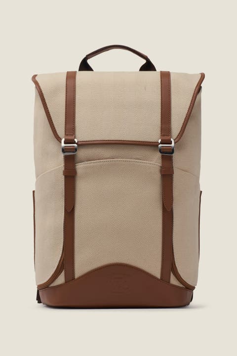 Wings Lightweight Minimalist Herringbone Travel Backpack