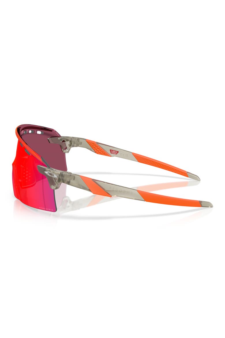 Encoder Strike 39mm Prizm™ Rimless Wrap Shield Sunglasses, Alternate, color, DARK GREY/PINK