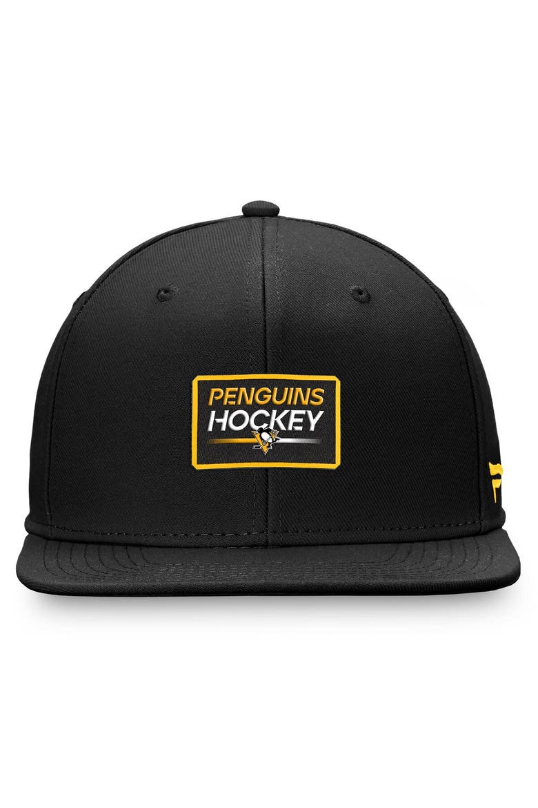 Men's Fanatics Branded  Black Pittsburgh Penguins Authentic Pro Prime Snapback Hat, Alternate, color, Black