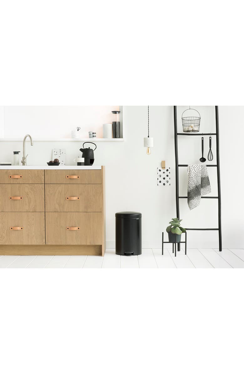 Brabantia Newicon Step Can 5.3-Gallon Trash Can, Alternate, color,