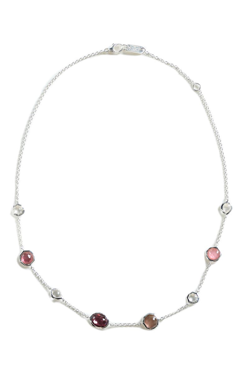 Ippolita Wonderland Mini Gelato Necklace, Main, color, Zinnie