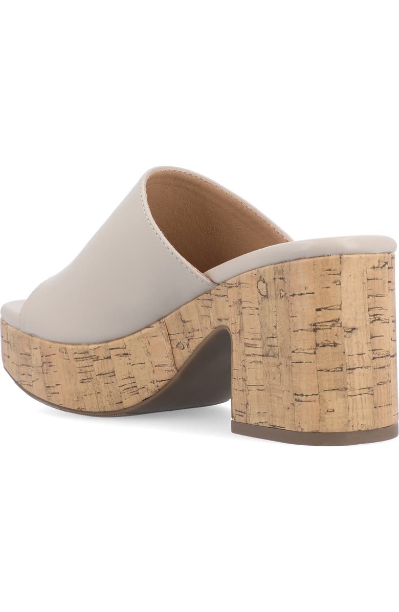 Journee Collection Astter Platform Sandal, Alternate, color, Grey