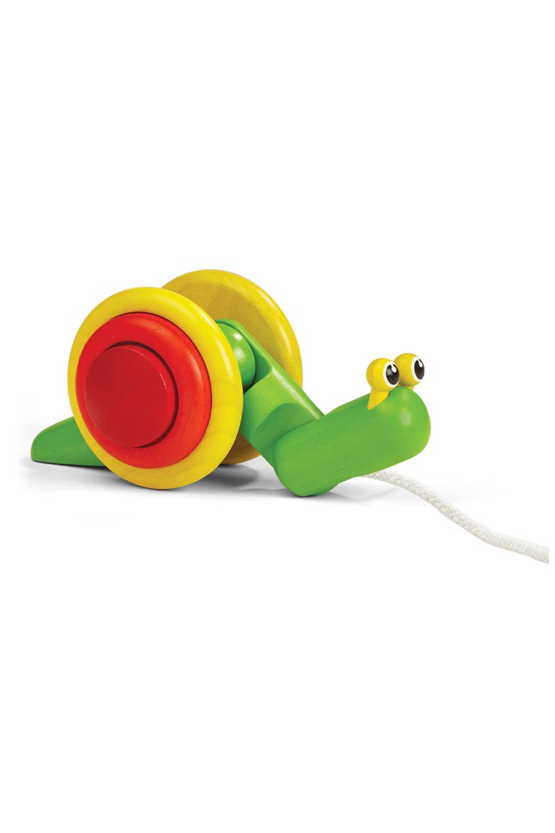 Pull-Along Snail Toy, Main, color, MULTI