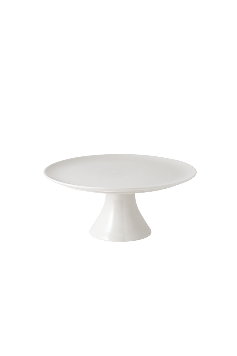 For Me Footed Cake Plate, Main, color, White