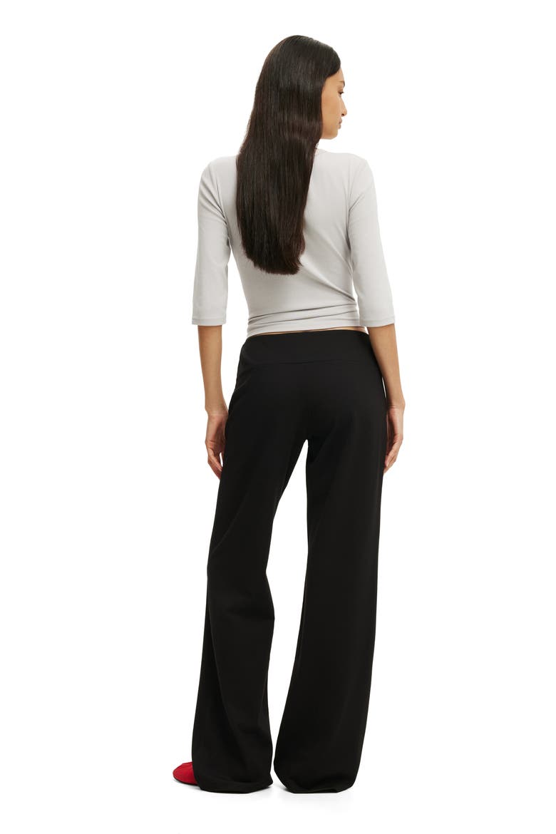 Women's Cara Low Rise Straight Pant, Alternate, color, Black
