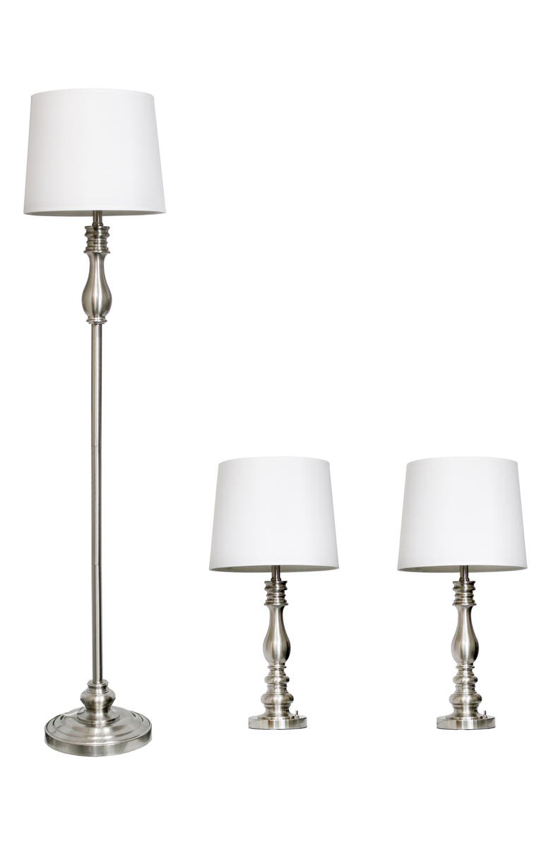 LALIA HOME Three-Piece Lamp Set, Main, color,
