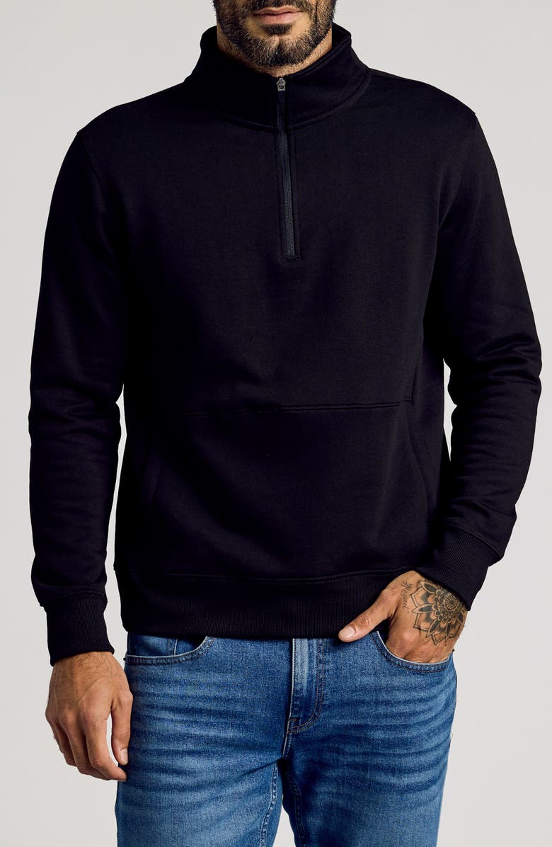 True Classic Fleece Quarter Zip Sweatshirt, Main, color,