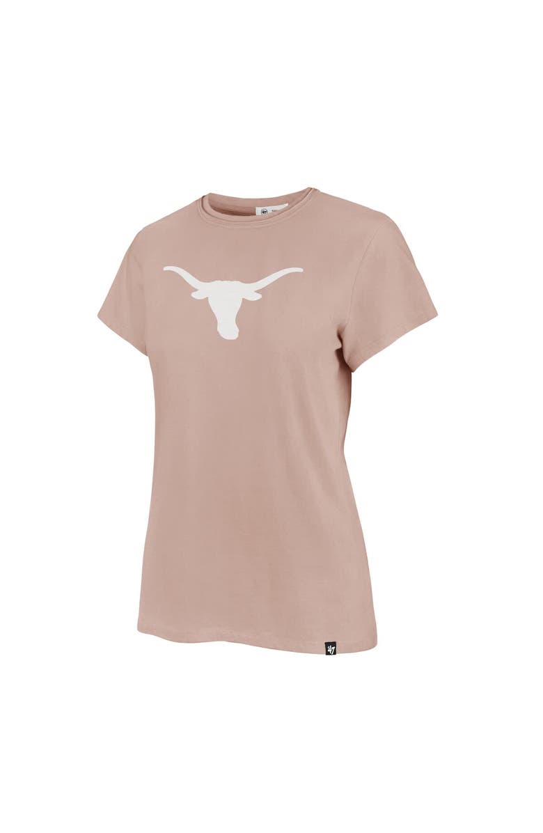 '47 Women's '47  Pink Texas Longhorns Premier Frankie T-Shirt, Alternate, color, 