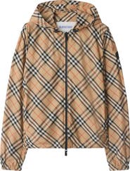 Burberry Check Salcombe Hooded Jacket