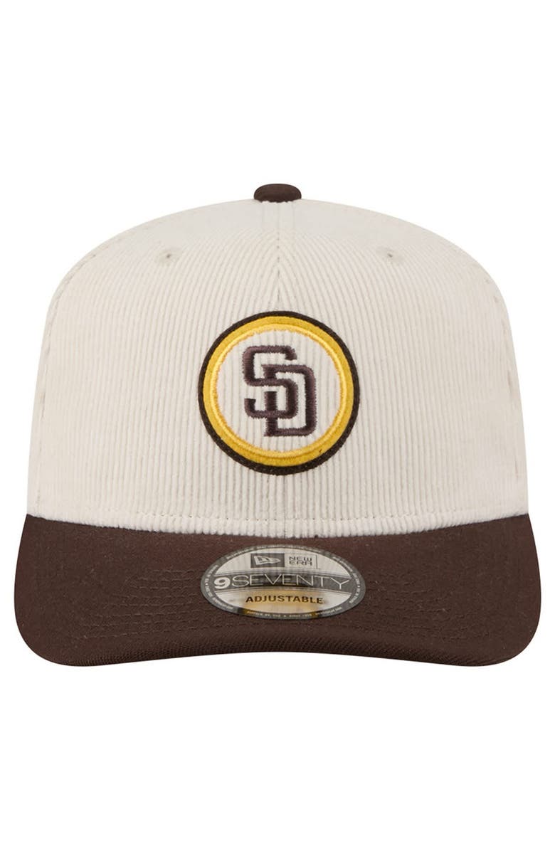 New Era Men's New Era  Cream San Diego Padres Loyal 9SEVENTY Adjustable Hat, Alternate, color, 
