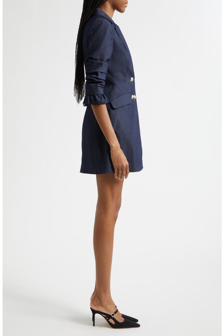 Bekah Blazer Minidress, Alternate, color, INDIGO
