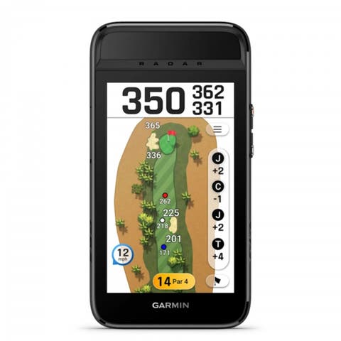 Approach G82 Launch Monitor and Premium 5" GPS Golf Handheld with Built-in Bluetooth - Black