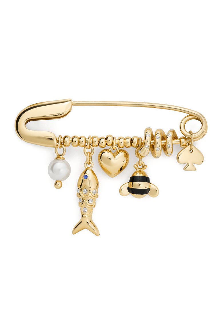 summer daze mixed charm bracelet, Main, color, GOLD MULTI