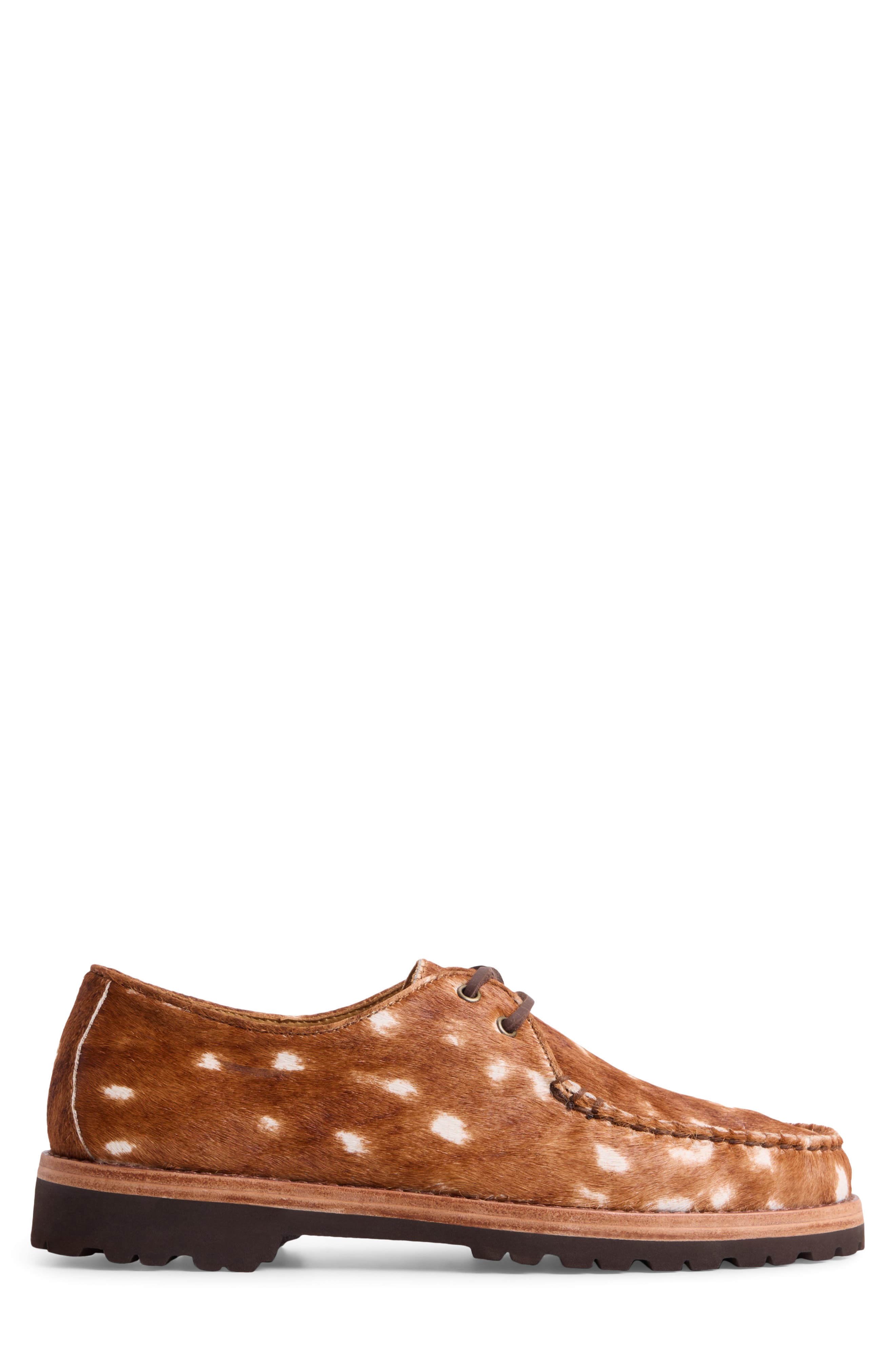 Sperry x Colour Plus Companie Genuine Calf Hair Captains Oxford, Alternate, color, Fawn Leather Pony Hair