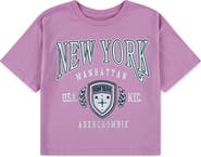 abercrombie kids Kids' Logo Graphic T-Shirt