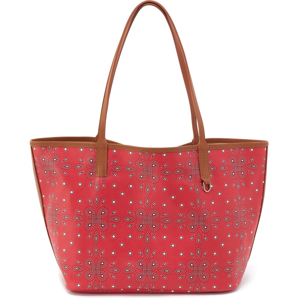 HOBO HOBO ALL THAT MONOGRAM COATED CANVAS TOTE