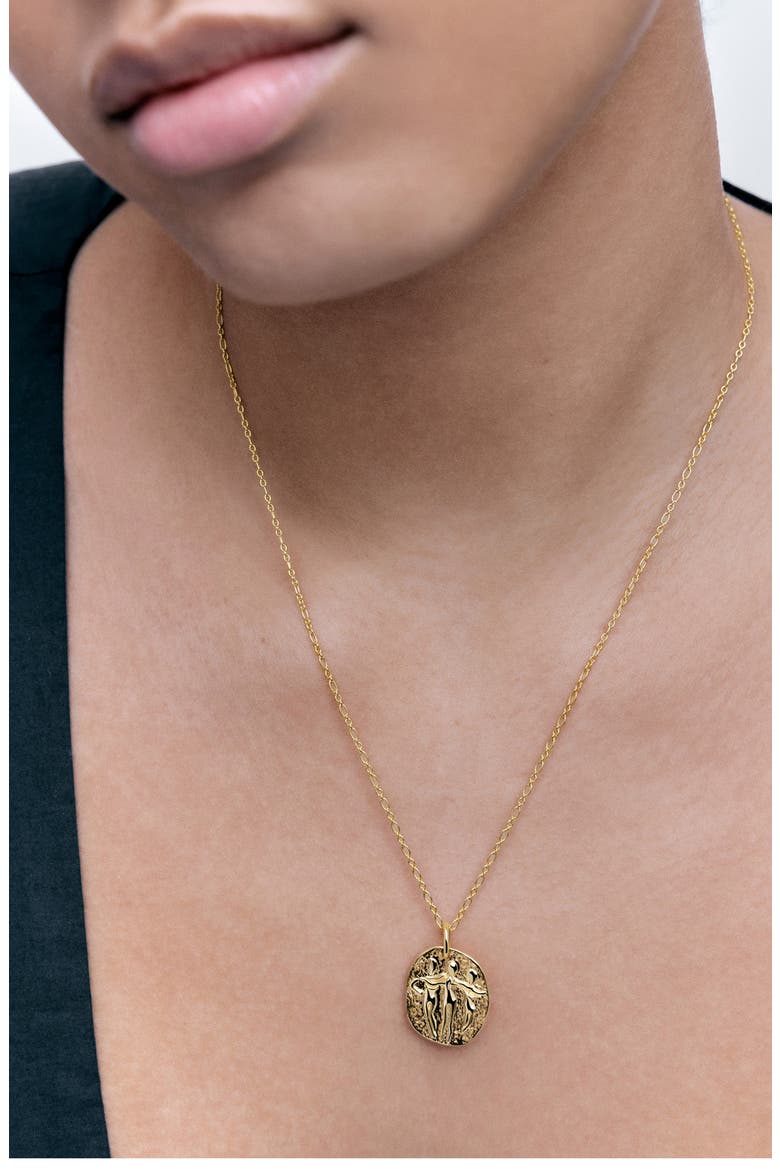Sisterhood Pendant Necklace, Alternate, color, 18CT GOLD VERMEIL