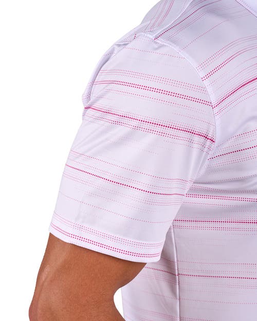 Black Clover Dots Polo In Pink