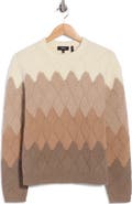 Theory Faux Weave Wool & Cashmere Sweater