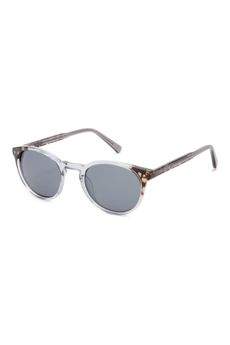 51mm Round Sunglasses, Alternate, color, GREY