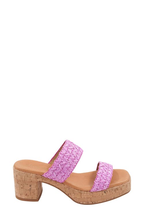 Andre Assous André Assous Cairo Platform Sandal In Fuchsia