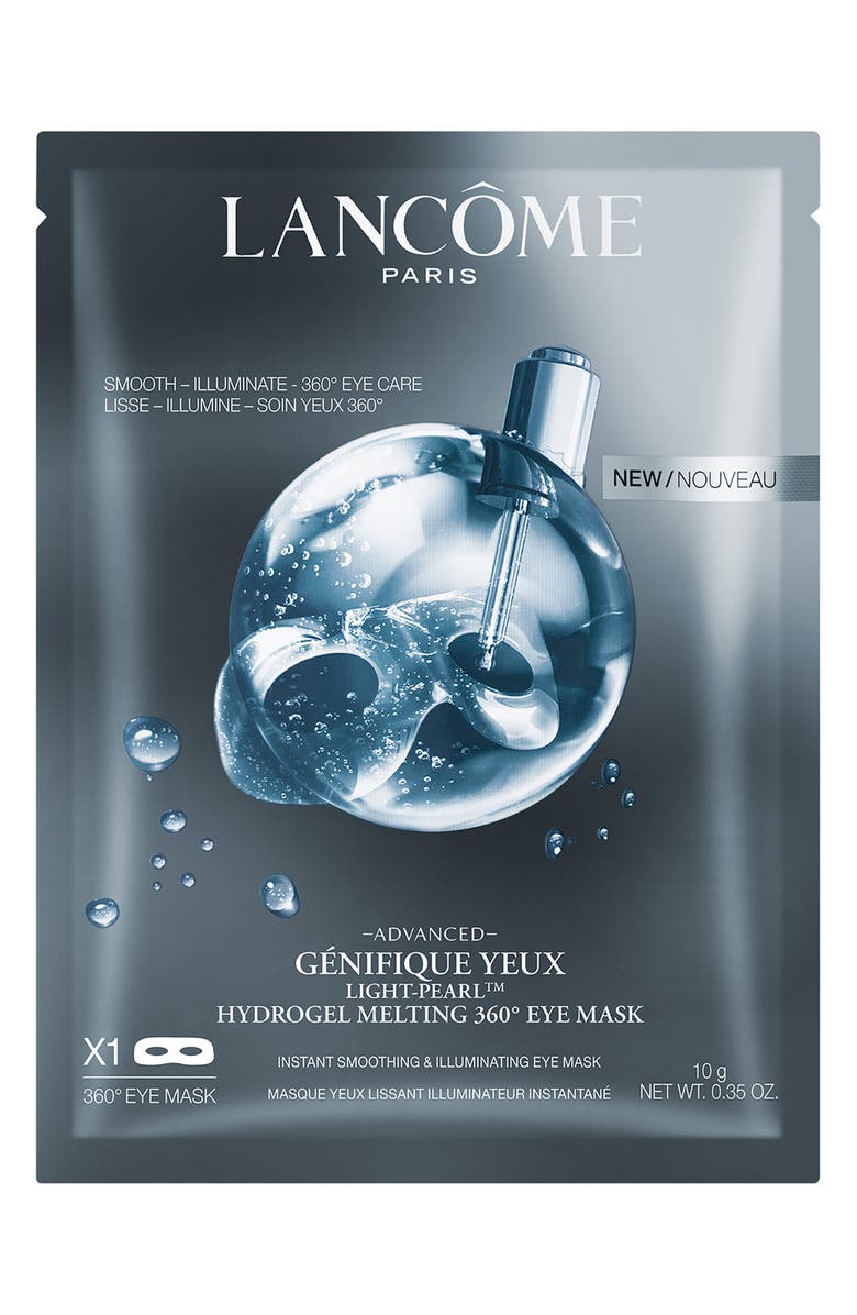 Lancôme Advanced Génifique Light-Pearl<sup>™</sup> Hydrogel Melting 360º Eye Mask, Main, color, 
