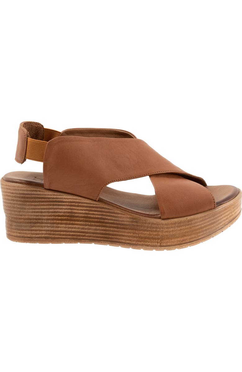 Bueno Naomi Platform Wedge Sandal, Alternate, color, Dark Tan