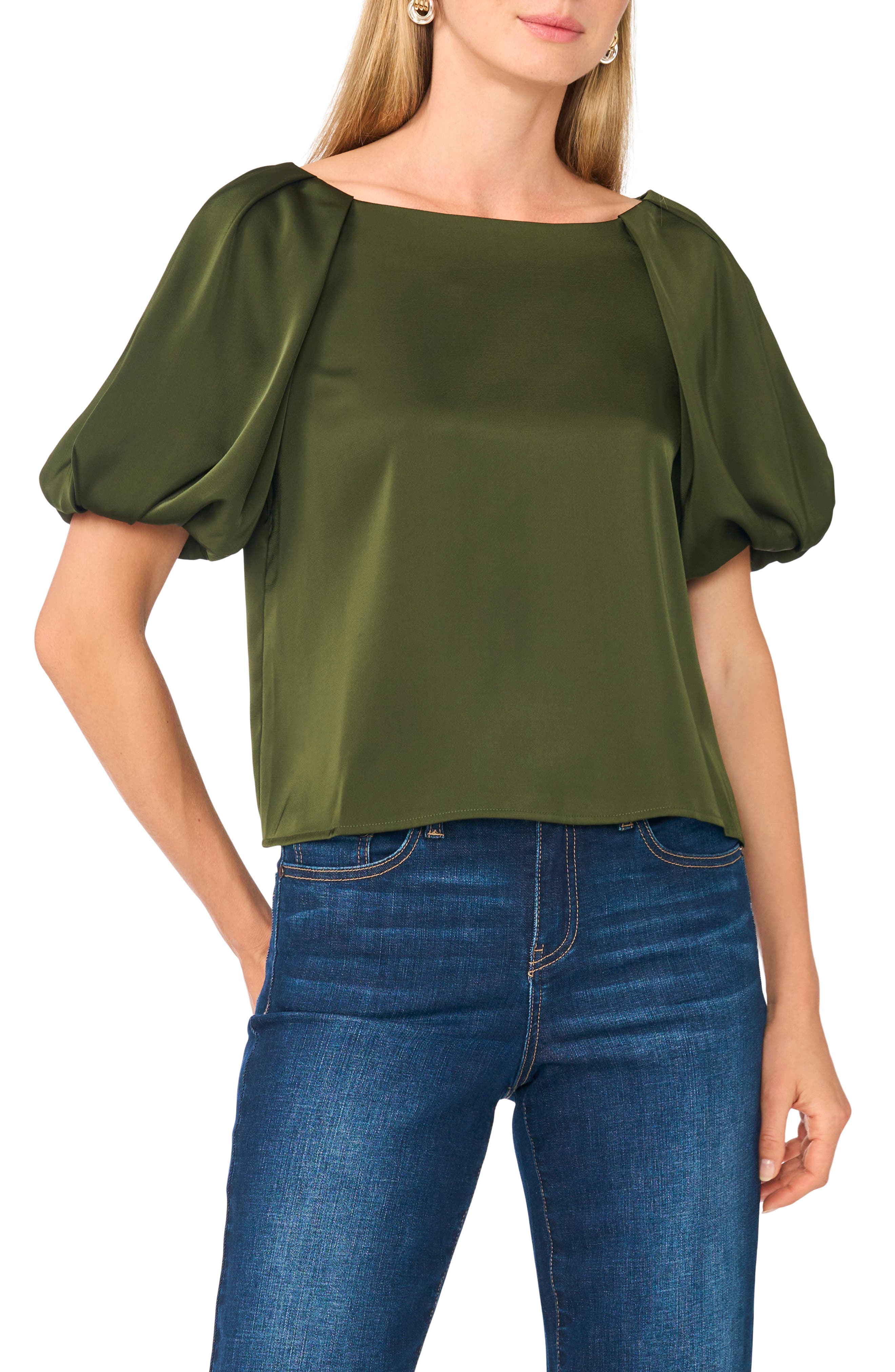 Bubble Sleeve Top