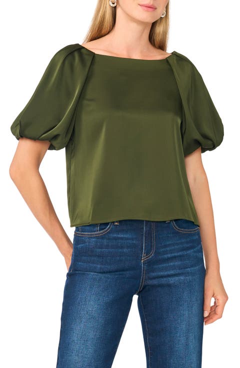 Bubble Sleeve Top