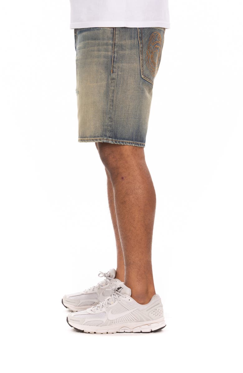 Billionaire Boys Club BB Pulsar Cotton Denim Shorts, Alternate, color, Crater