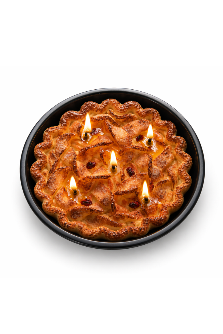 Apple Pie Candle, Main, color, Brown