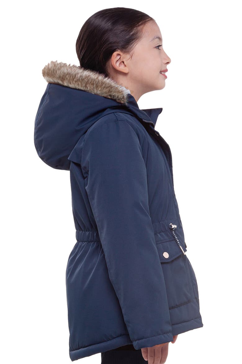 Kids' Cozy Fleece-Lined Parka, Alternate, color, Navy